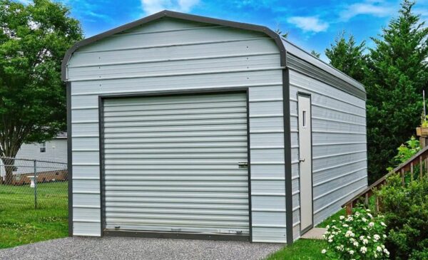 12x20x8 Metal Garage Regular