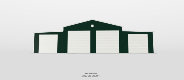 Metal Barn 64′ x 60′ x 14’/11  Metal Building