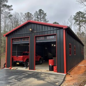 Metal Building Garage 40x100x14 all Vertical