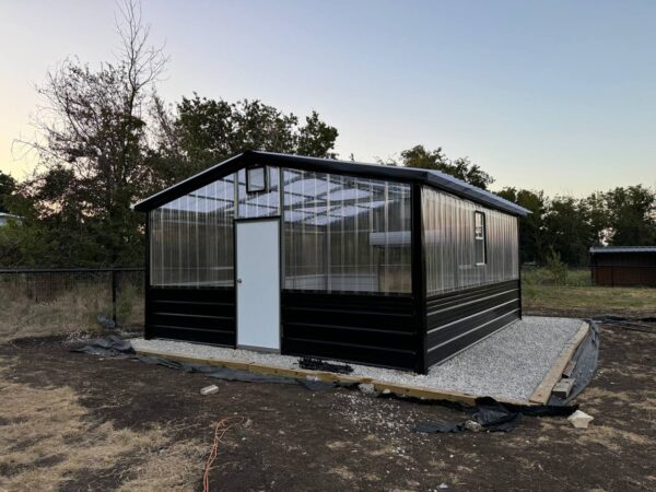 12x20x8 Metal Greenhouse